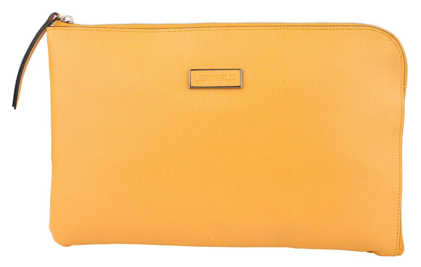 Yellow Faux Leather Business Clutch Handbags