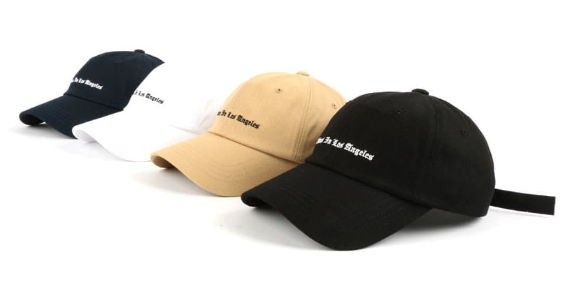 Navy Blue Los Angeles Baseball Caps