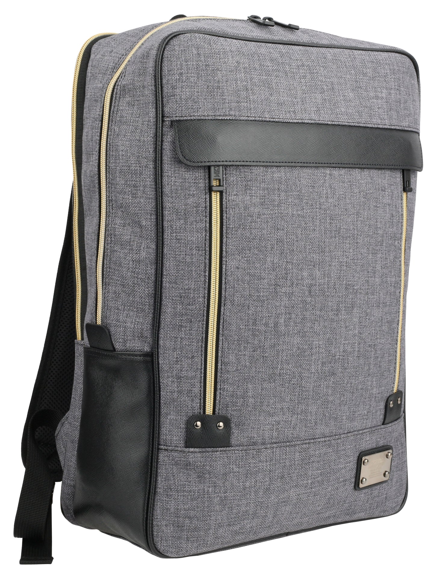 Gray Casual Square Laptop Backpacks