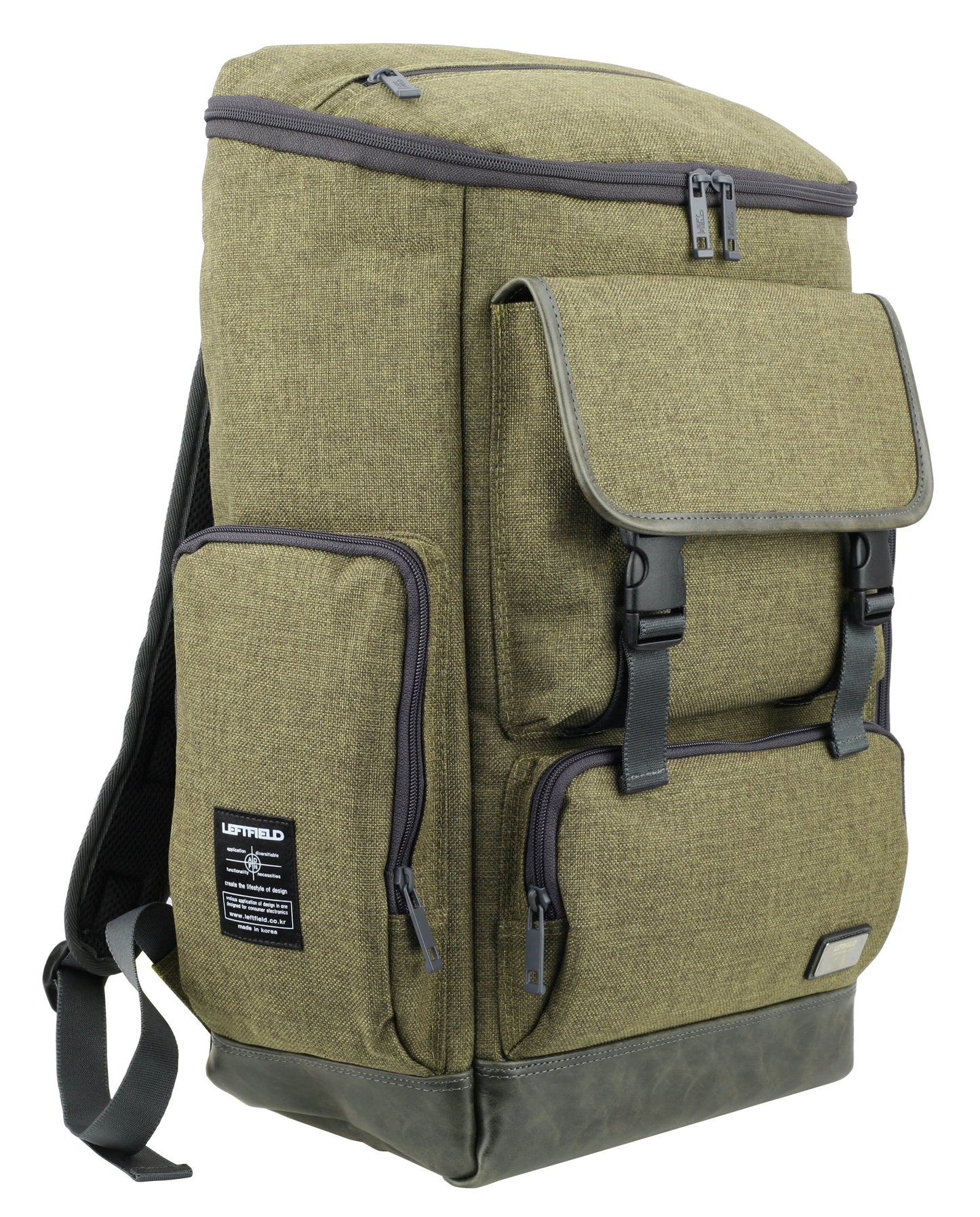 Khaki Green Canvas Rucksack Backpacks