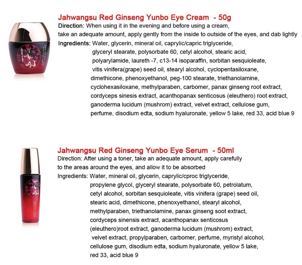 Jahwangsu Premium Red Ginseng 6pc Gift Sets