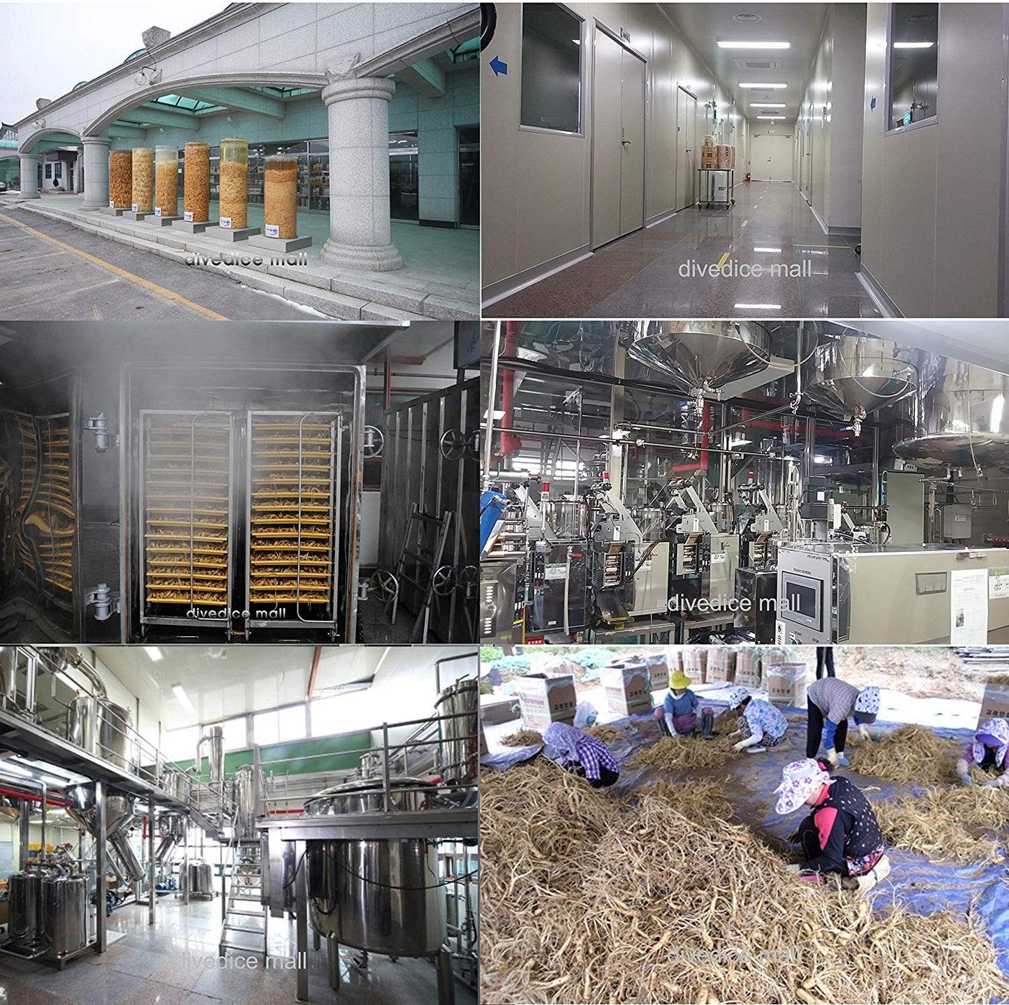 100% Pure Korean Red Ginseng Extract Royal 6 years Roots 240g