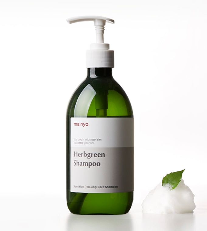 manyo Herbgreen Shampoo 510ml Korean Haircare Beauty Womens Cosmetics