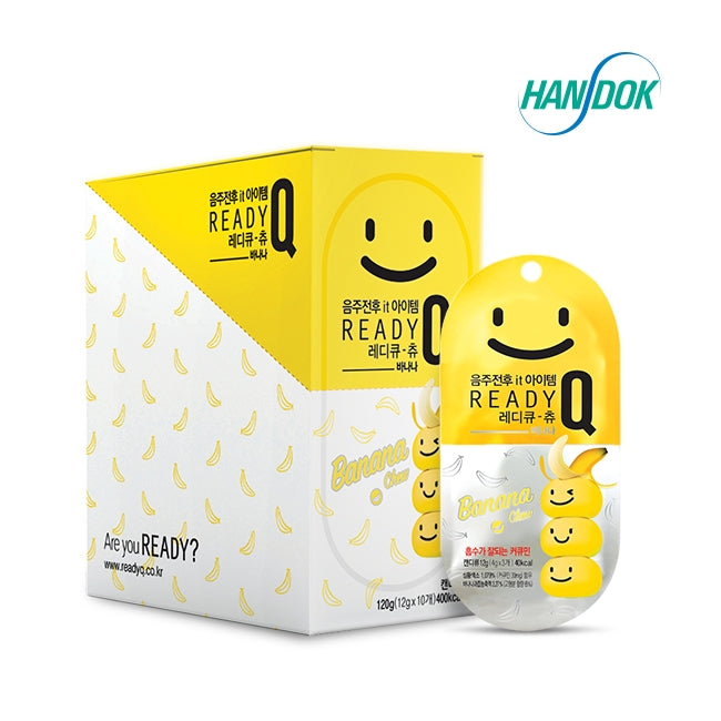 READY Q Chew Hangover Jelly - Banana Flavor