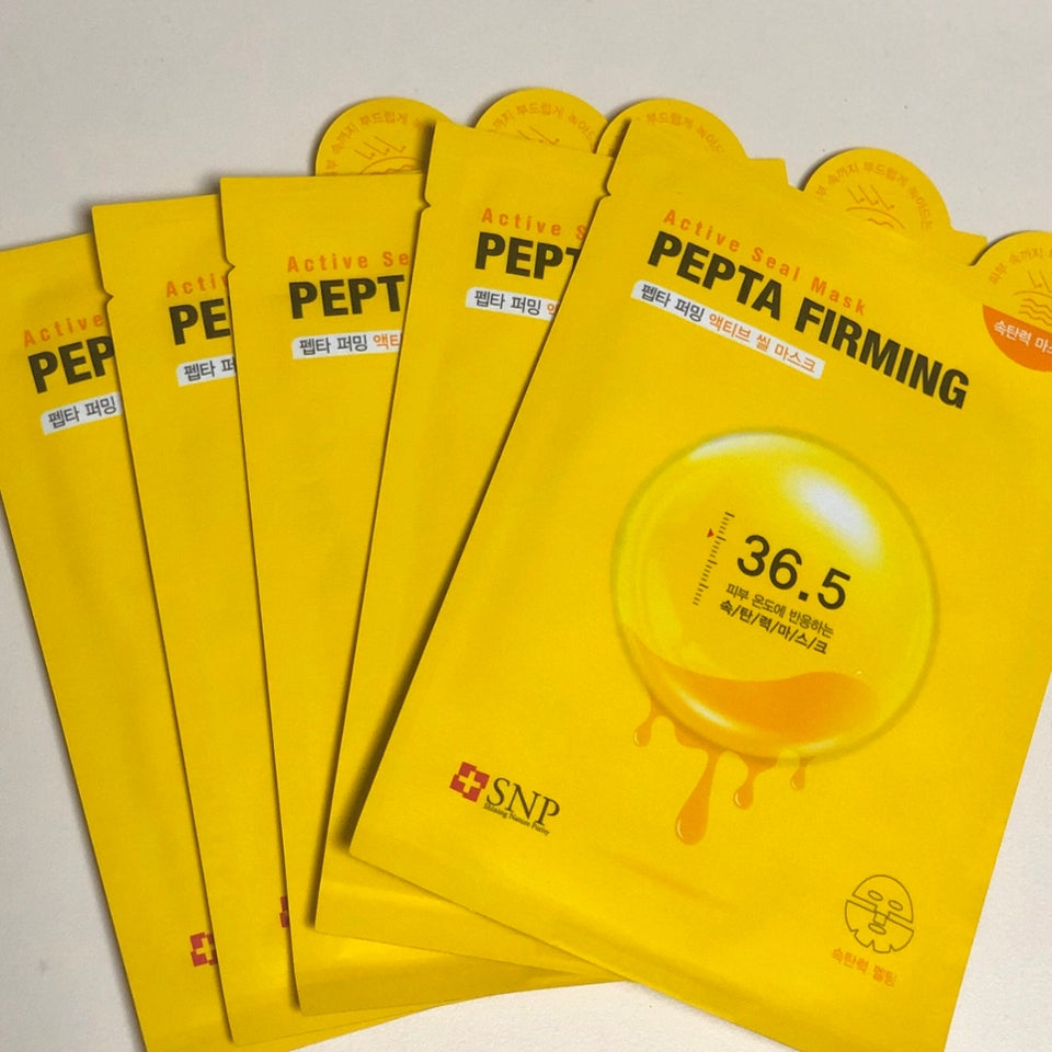 SNP Pepta Firming Active Seal Mask (5 sheets) [ Made in Korea ]