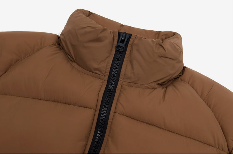 Wellon Mock Neck Puffer Jackets Mens Outfit Outerwear Warm Winter Clothes