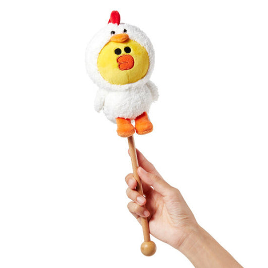 LINE Friends Jungle Brown Doll Massager Tools Chicken Sally Kids Toys