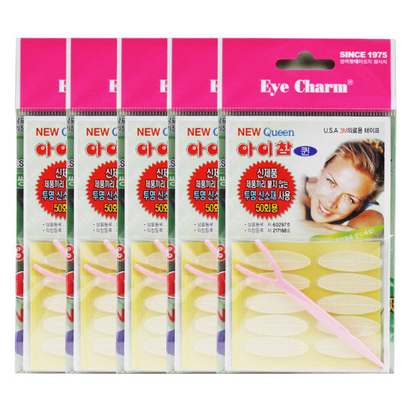 EYE CHARM Invisible Single Side Fiber Double Eyelid Tape Stickers Perfect