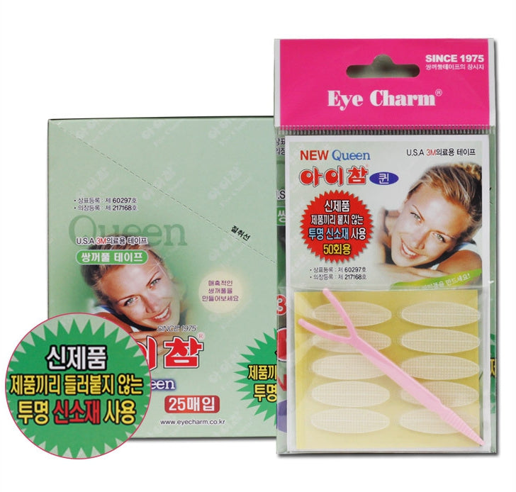 EYE CHARM Invisible Single Side Fiber Double Eyelid Tape Stickers Perfect