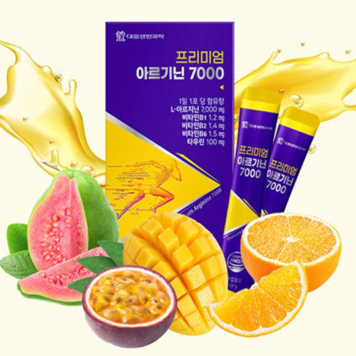 Daewoong L Arginine 7000mg Taurine VitaminB Extract Liquid Stick Type