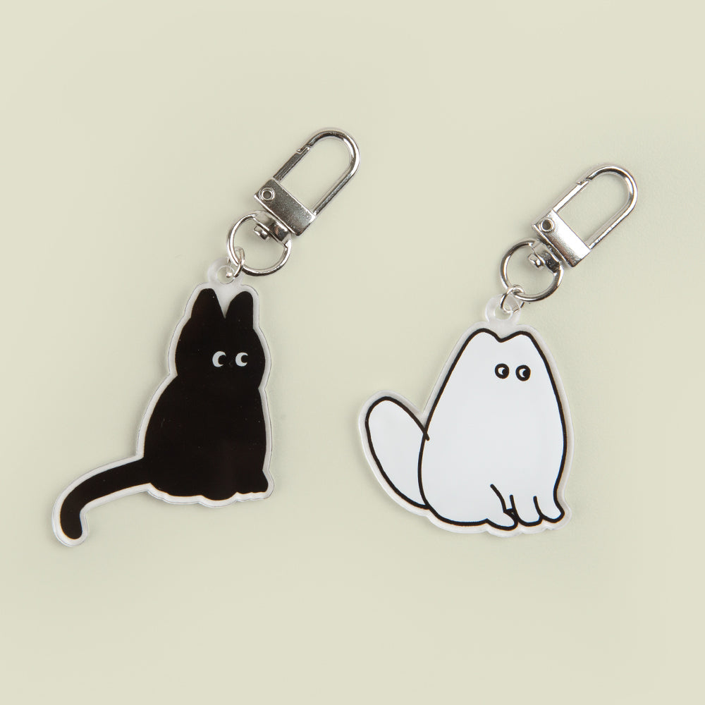 Cute Character Acrylic Keyring Accessory for Airpod Buzz Pouch Bags