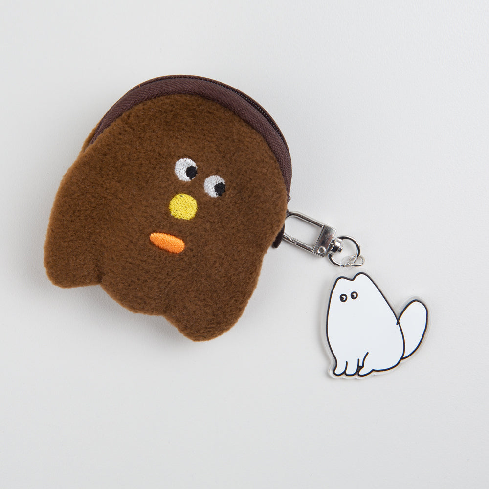 Cute Character Acrylic Keyring Accessory for Airpod Buzz Pouch Bags