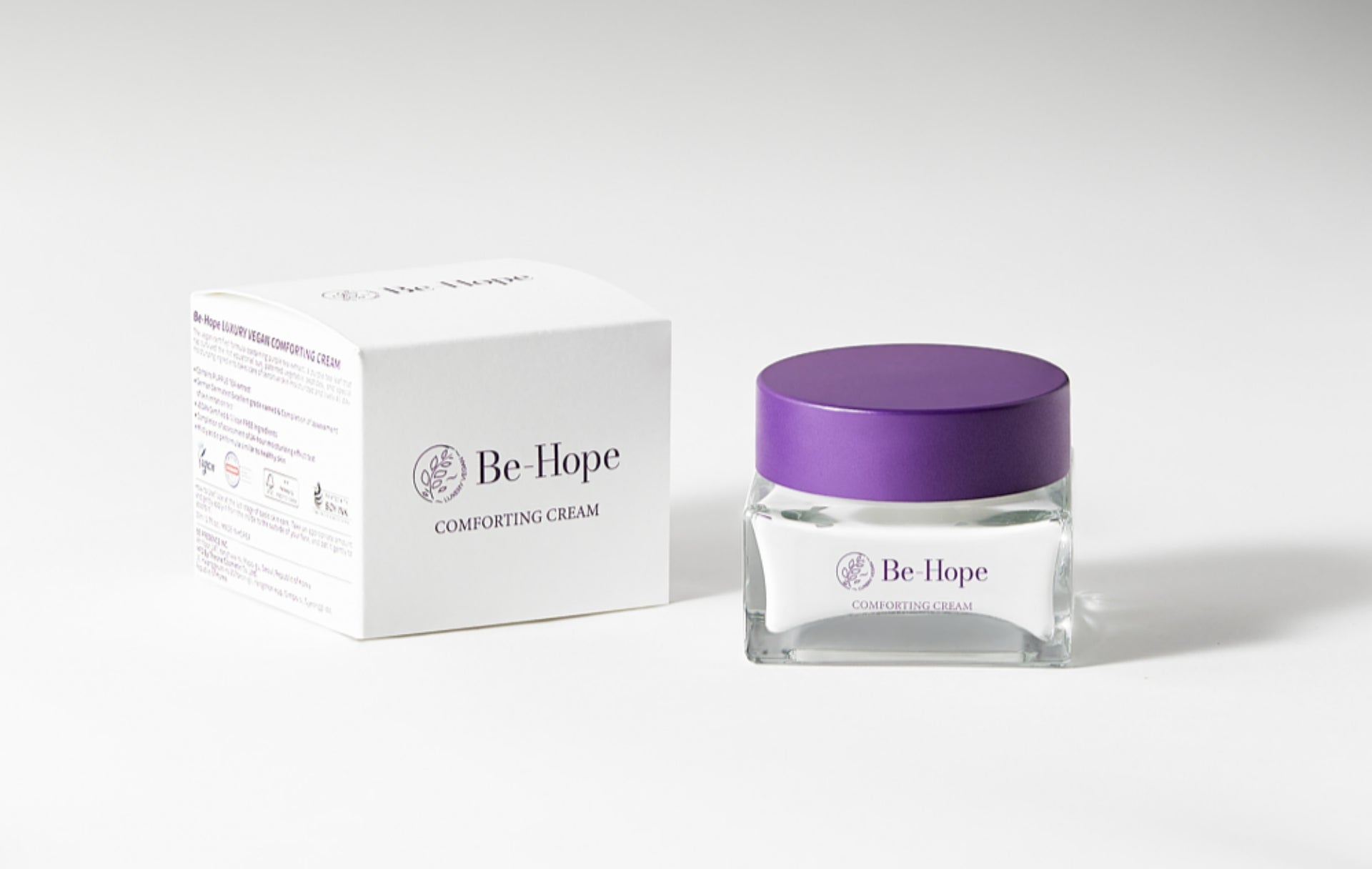 Be-Hope Luxury Vegan Comforting Creams Facial Skincare Sensitive