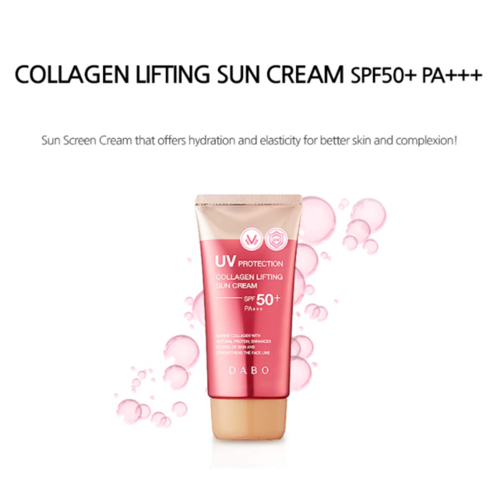 DABO Collagen Lifting Sun Cream SPF50+ PA+++ 70ml Skincare Facial Sunblock Sunscreens Anti Wrinkles