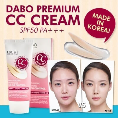 DABO Premium CC Creams SPF50+ PA+++ Color Control Whitening