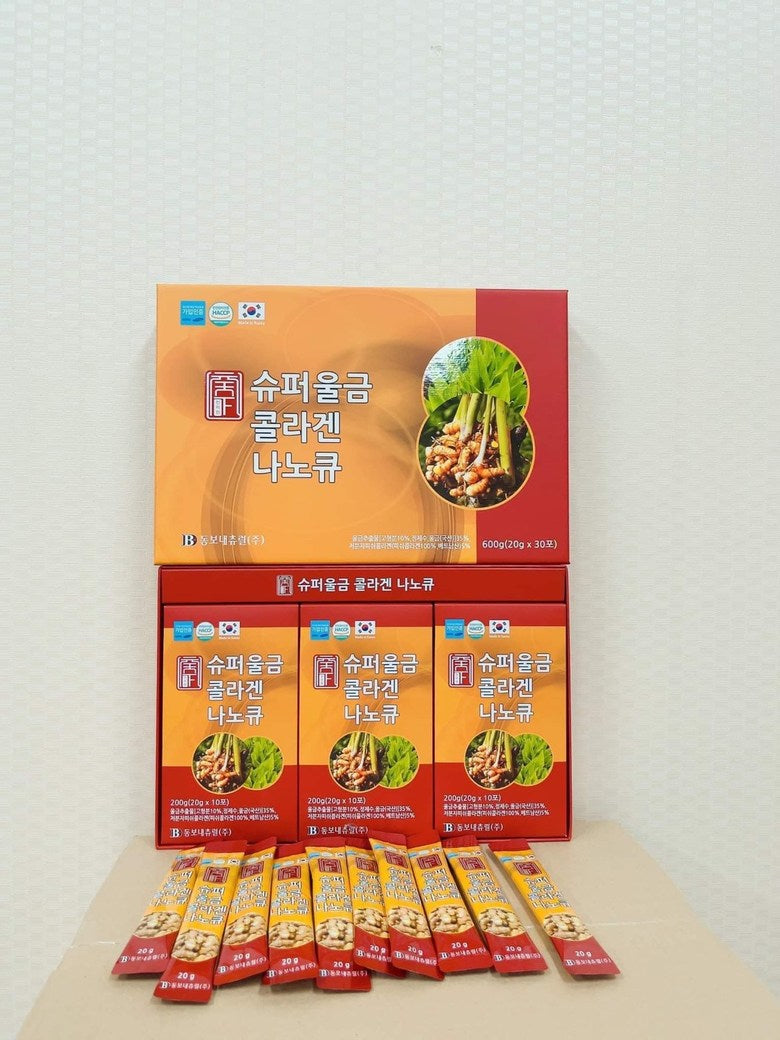 Dongbo Super Turmeric Collagen NanoQ Jelly 30 Pouches Health Supplement Gifts