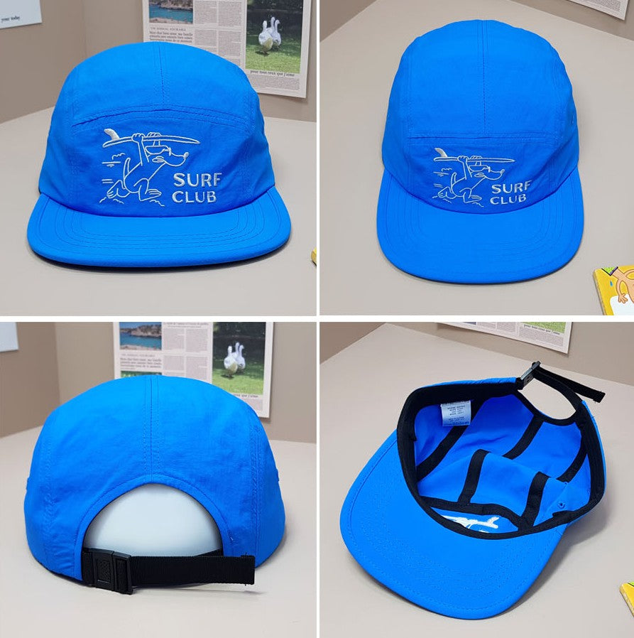 SURF CLUB Caps Dog Graphic Lightweight Camping Couple Hats