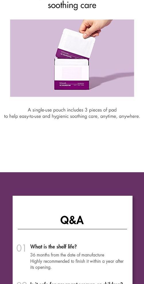 Dr.Ceuracle PLC Solution Pads Post care Calming Hydrating Soothing