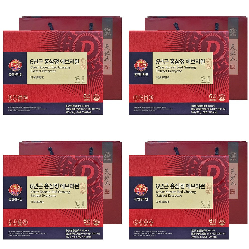 Dongwon 6Year Korean Red Ginseng Extract Everyone 30 Pouches