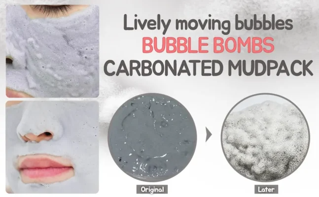 Elizavecca Carbonated Bubble Clay Masks Charcoal Cleansing