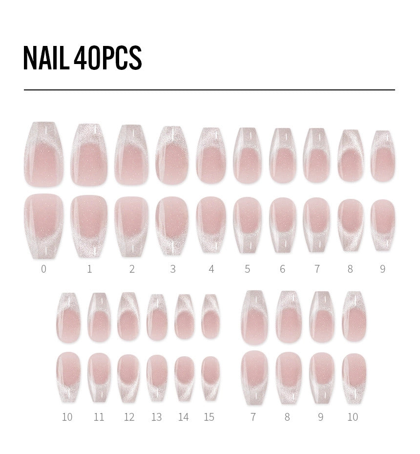 Finger Suit SWAY Nails Square Shaped Artificial Fake Home Art Party