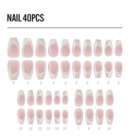 Finger Suit SWAY Nails Square Shaped Artificial Fake Home Art Party