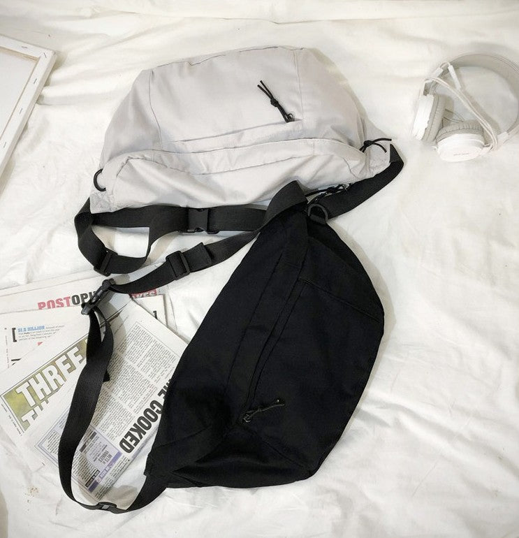 URBAN BROS CASUAL Black SLING BAGS Korean Fashion Unisex Messenger Bag