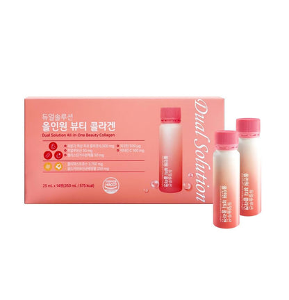 Korean Beauty Collagen Drinks Dual Solution All-in-One Supplements