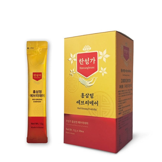 HansungHouse Korean Red Ginseng Extract Everyone 30 Pouches Gifts