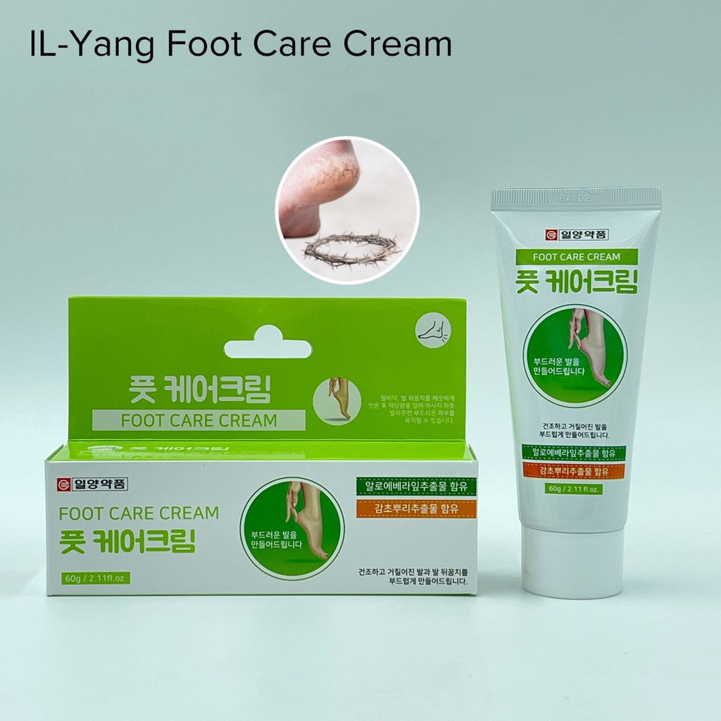 Il-Yang Pharmaceutical Foot Care Creams 60g treats cracked heels