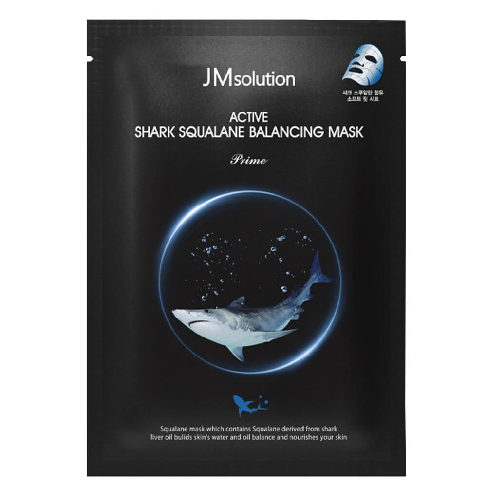 JMsolution Active Shark Squalane Balancing Masks 10 Sheets Face Skincare