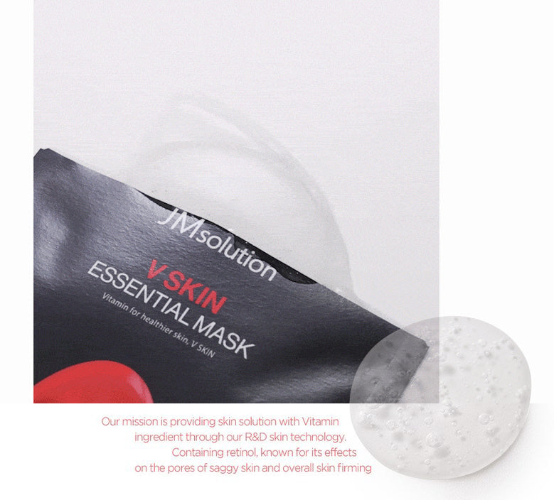 JMsolution V Skin Essential Masks Vitamin A 10 Sheets Facial Skincare
