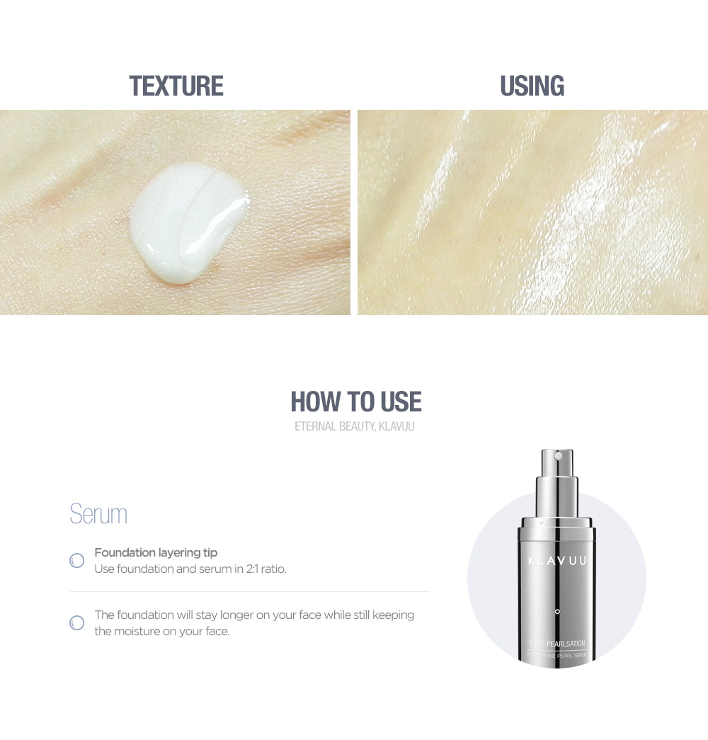 KLAVUU WHITE PEARLSATION SPECIAL DIVINE PEARL SERUM 33ML