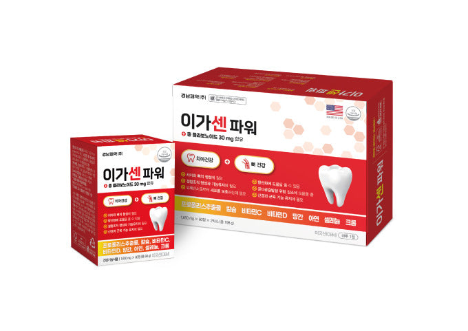 Kyungnam Igasen Power Tooth Bones Teeth Antioxidant 60 Tablets