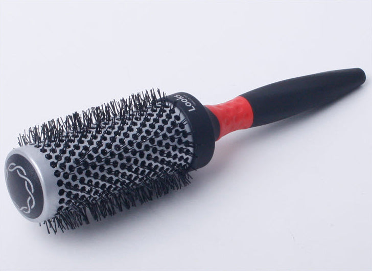 Looks Hot Curling Hair Brushes Combs Beauty Styling Professional Made in Korea