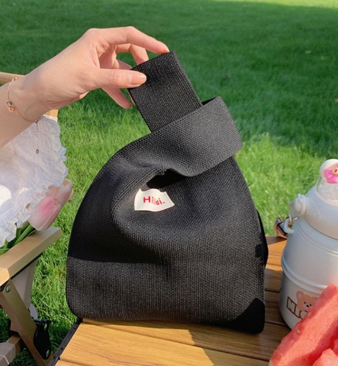 Twisted Totes Bags Handbags Casual Cute Purses Picnic Dating Soft Knit