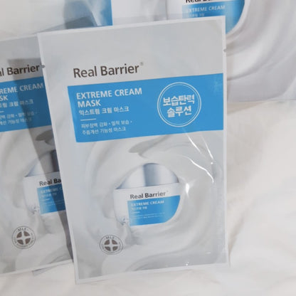 Real Barrier Extreme Cream Face Masks 10 Sheets Moisturizing for Dry Skin
