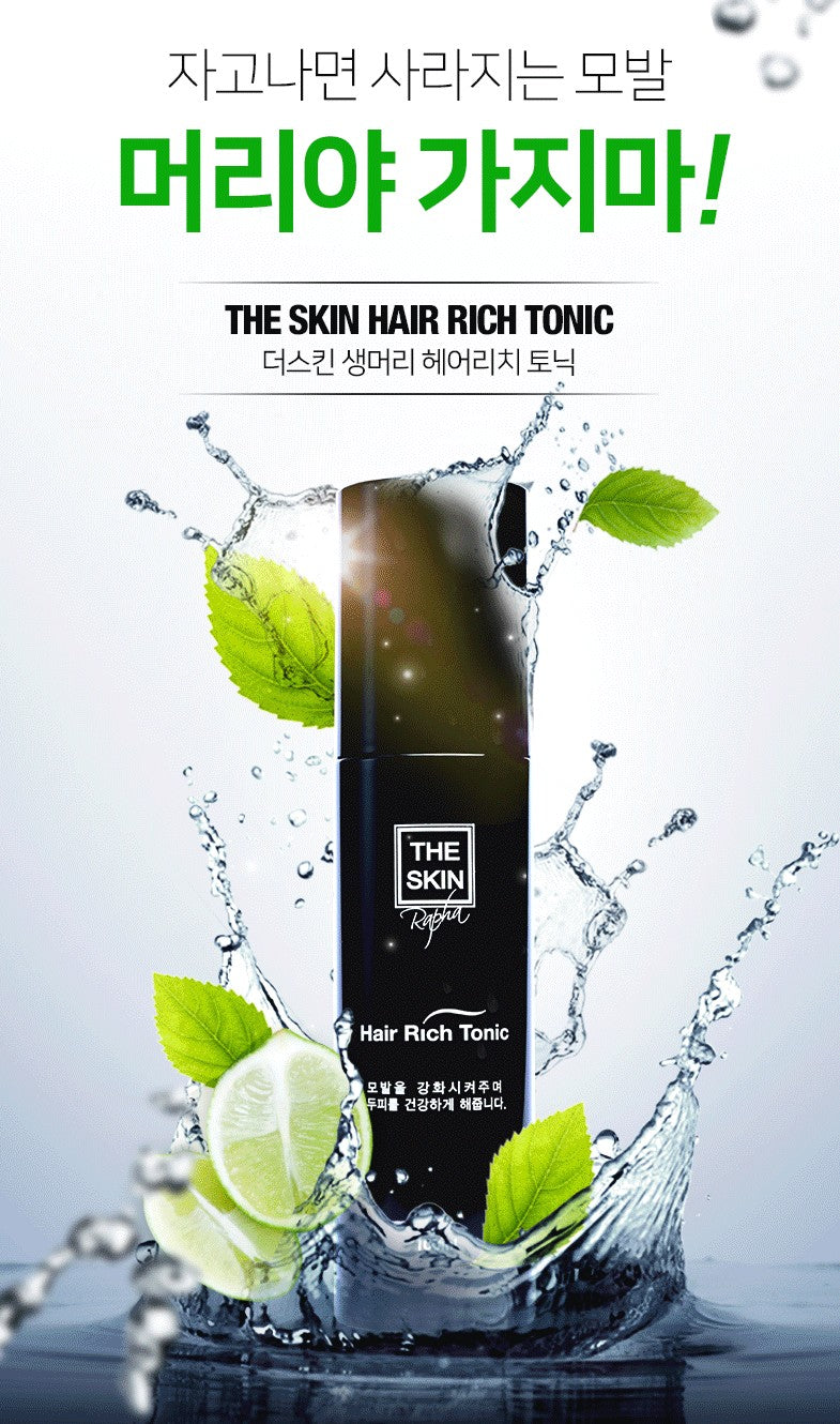 The Skin Hair Loss Treatment Rich Tonic 100ml Lime Extract Strong Scalp