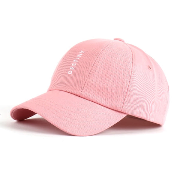 Pink DESTINY Graphic Baseball Caps