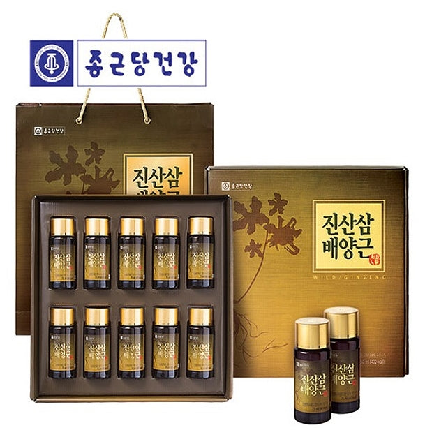 Jong Geun Dang Wild Ginseng Drink Sets [75ml x 10 Bottle]