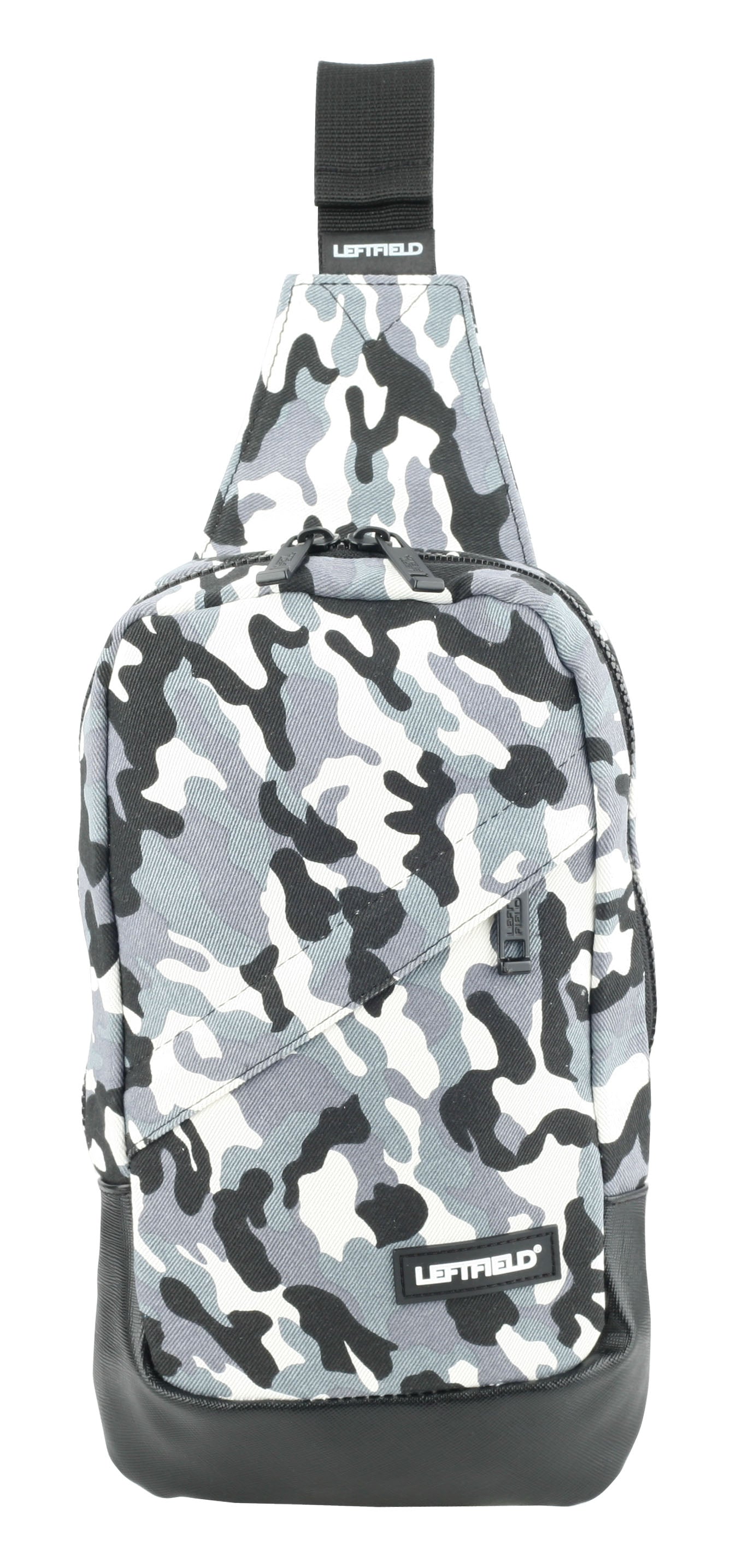 Gray Camouflage Pattern Print Military Sling Packs