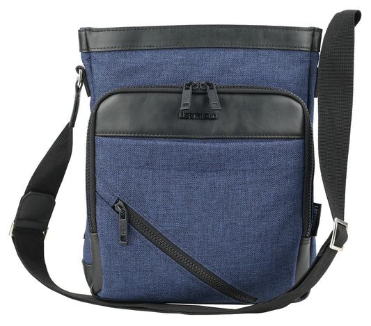 Navy Blue Canvas Cross-body Bags