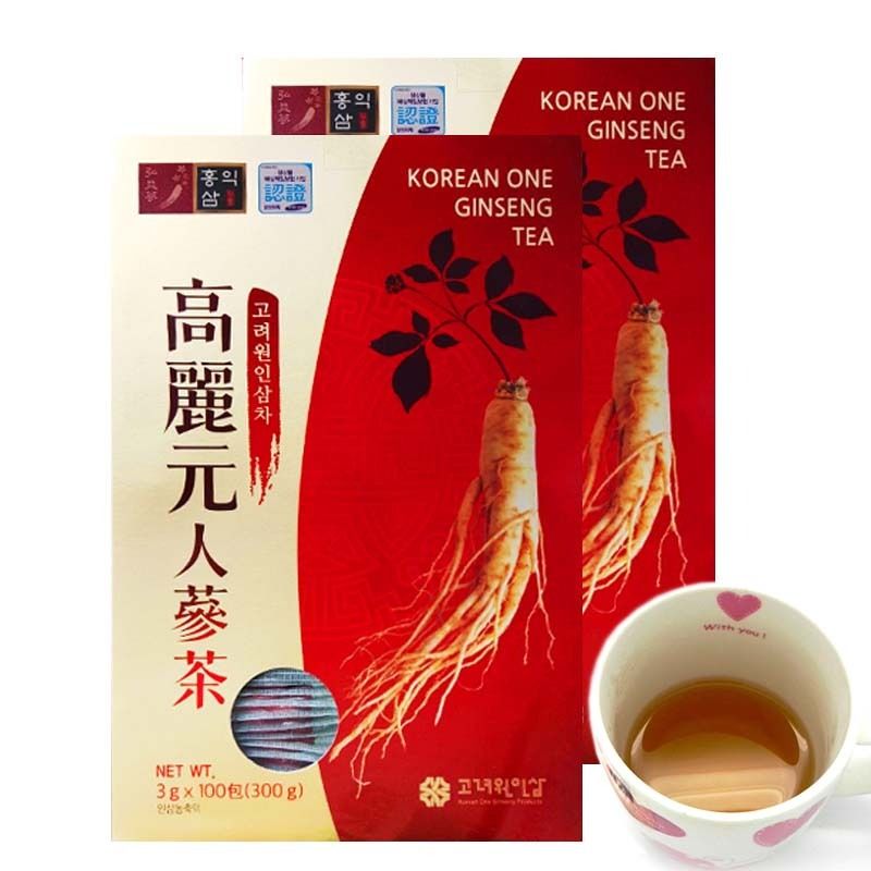 Korean Ginseng Tea 200T [100T x 2 Box] panax ginseng, insam