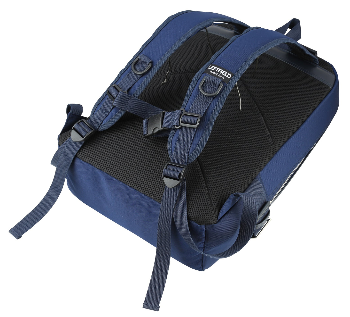 Navy Blue Hybrid Square Business Backpacks