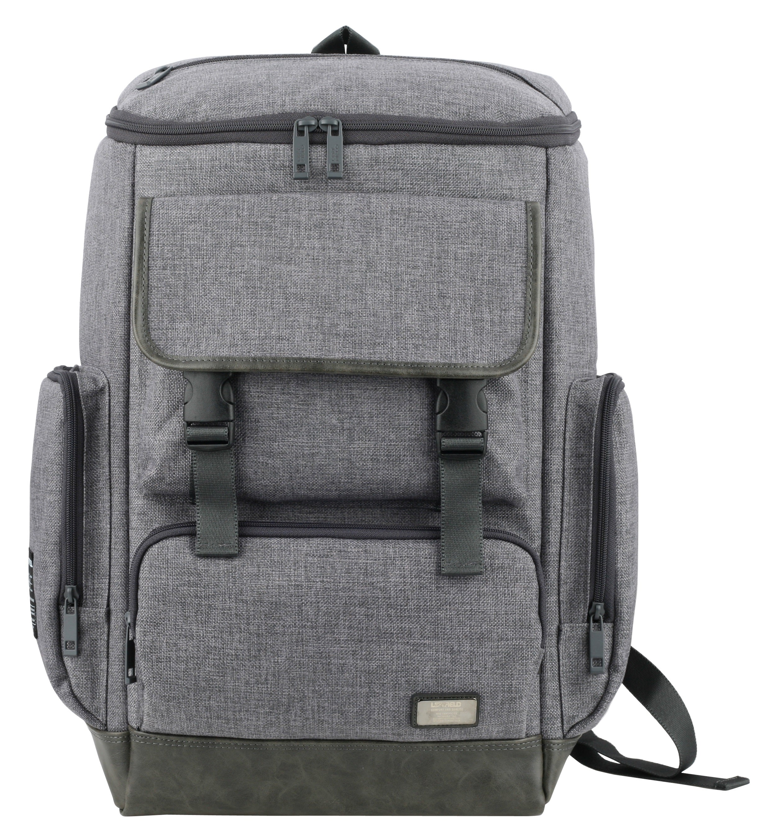Gray Canvas Rucksack Backpacks