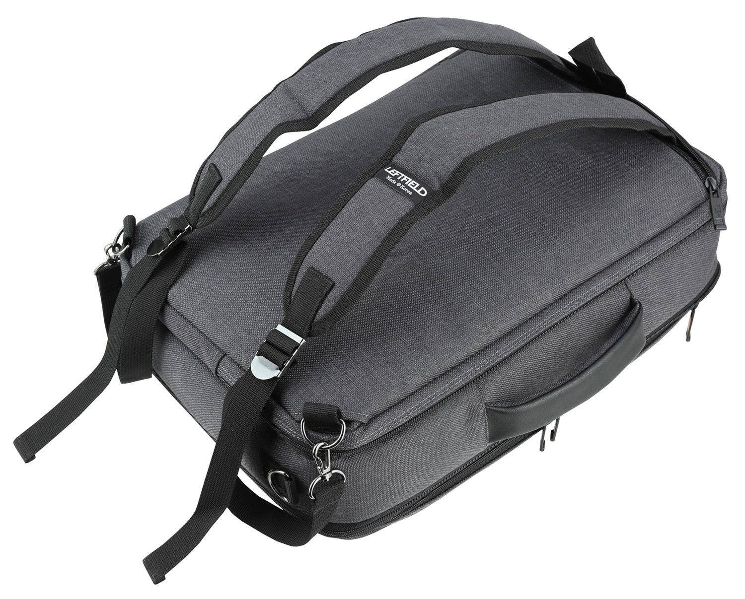 Black Multi Canvas Laptop Backpacks Crossbody Totes Bags