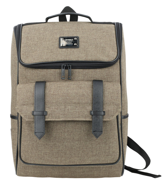 Khaki Green Casual Canvas Laptop Rucksacks Backpacks