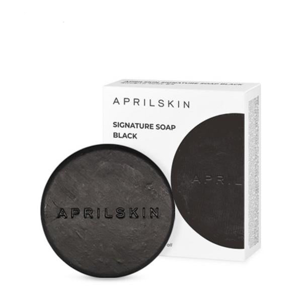 Aprilskin Magic Stone 100% Natural Cleansing Bar Soaps Black