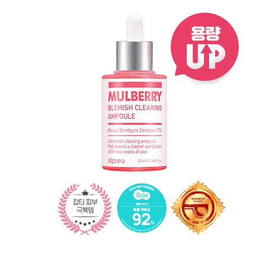 APIEU Mulberry Blemish Clearing Ampoule 50ml Skin care Cosmetics