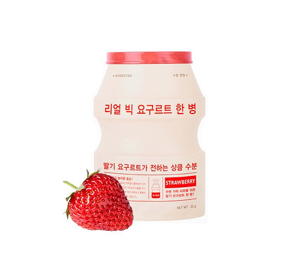 APIEU Real Big Yogurt One Bottle (Strawberry) Sheet Masks Skin care